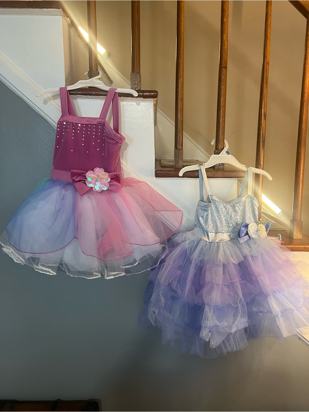 Weissman Pink and Purple Layered Tulle Fairy Costume Dress